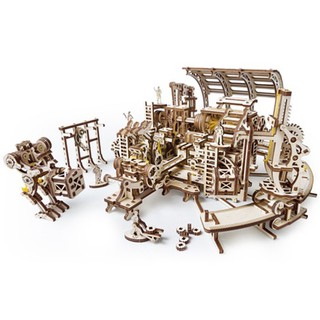 Ugears 機械小鎮-機器人工廠 #組裝模型 #DIY
