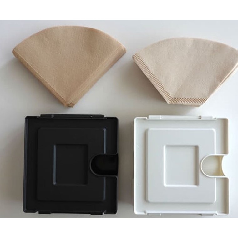 _WayBi_- 日本製 inomata 0345 咖啡濾紙收納盒 磁吸 咖啡濾紙 收納盒 餐巾紙收納盒 附磁鐵