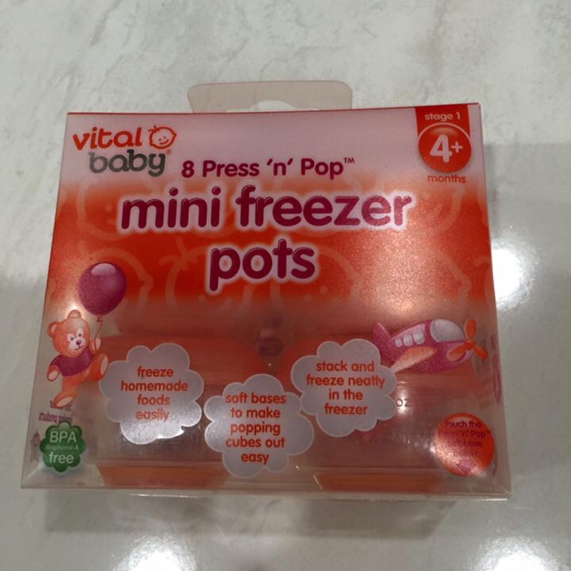 （現貨）Vital baby 副食品冷凍儲存盒 分裝盒 30ml8個