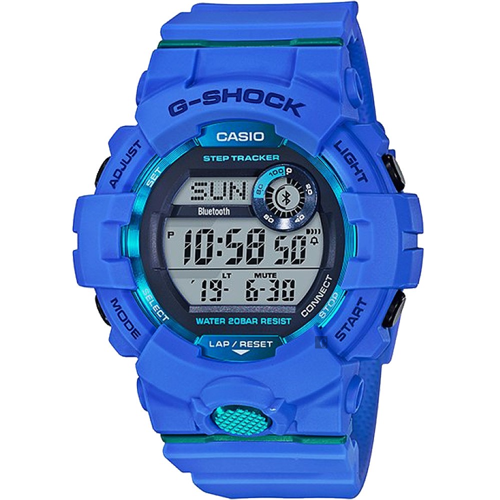 CASIO 卡西歐 G-SHOCK 藍芽運動錶 GBD-800-2