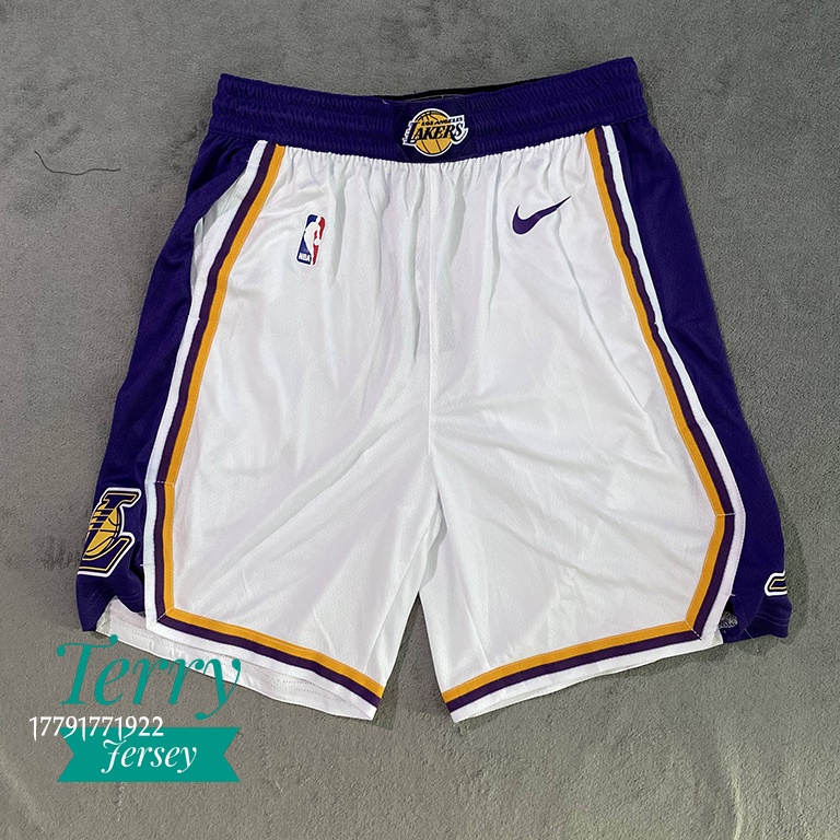 TerryJersey LAL 湖人 主客場 白 SW球迷版 NBA 球褲 Bryant Lakers 洛杉磯湖人