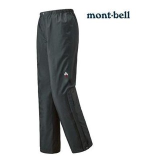 日本 mont-bell THUNDER PASS 男防水透氣風雨褲-灰黑 # 1128637GM