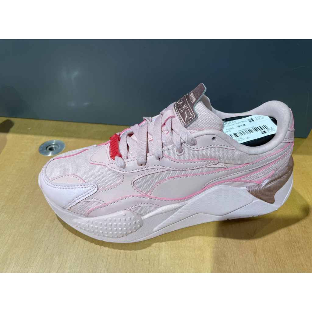 PUMA RS-X3 Sunset Hues Wns 休閒鞋 微增高 厚底 女 粉紅色 穿搭 透氣 37513802