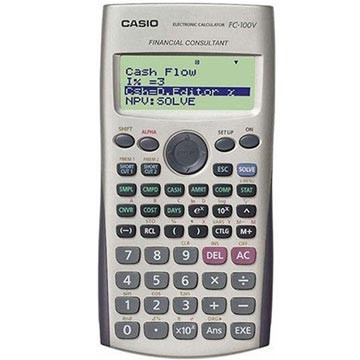 CASIO FC-100V 計算機（財務型）