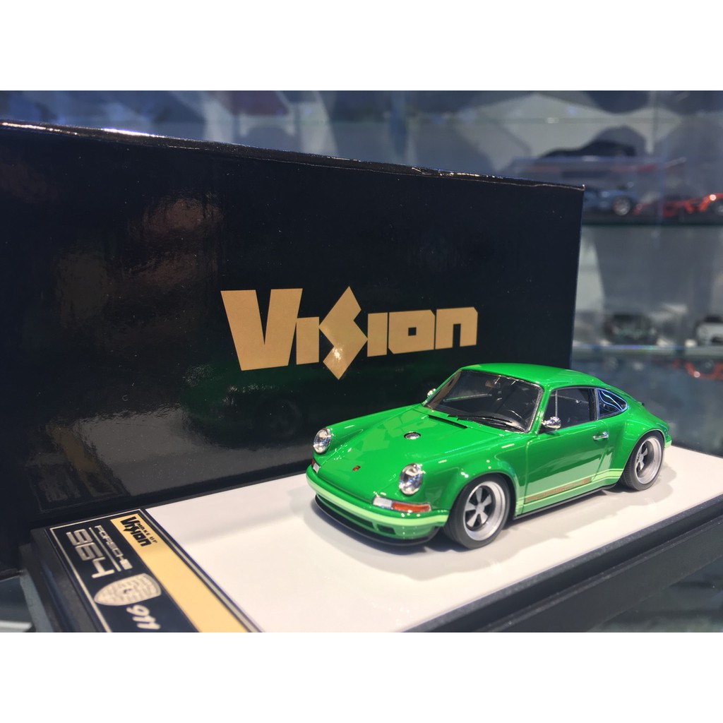 吉華科技@MakeUp VM111F Porsche Singer 911 (964) Signal Green1/43