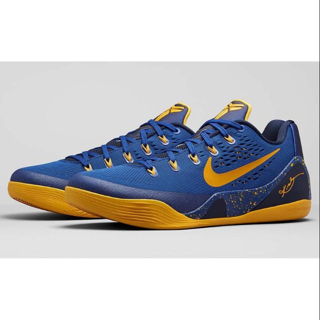 全新原盒 nike kobe 9 low 勇士藍 us 10.5