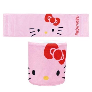 (特價)凱蒂貓 Hello Kitty 棉質多功能長條魔鬼氈布套 捲筒衛生紙套 衛生紙布套