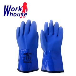 【Work house】MAPA 770 防凍手套 耐低溫-30度 防化學耐摩耐切割耐斯裂耐穿刺