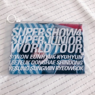Super Junior world tour super show 4 slogan towel 四巡應援手幅 毛巾