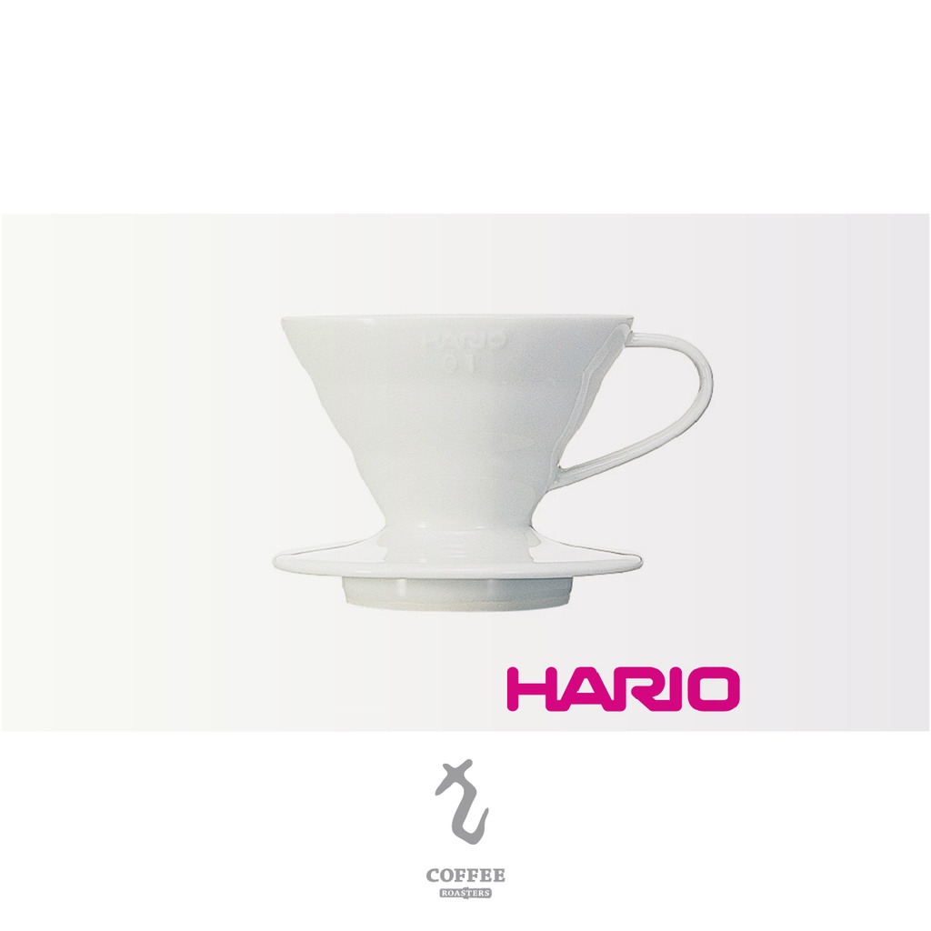 【HARIO】V60白色陶瓷濾杯1~2杯 / VDC-01W