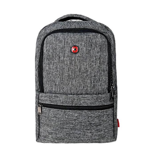 【免運】SPYWALK 勝德豐 USB後背包 筆電後背包 休閒後背包 書包 可固定於行李箱#9586灰色