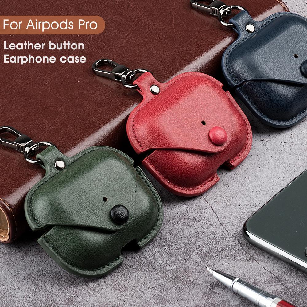 Airpods 3 代 2021 耳機套 Airpods 第 1 第一 2 Pro 套筒耳機配件的真皮