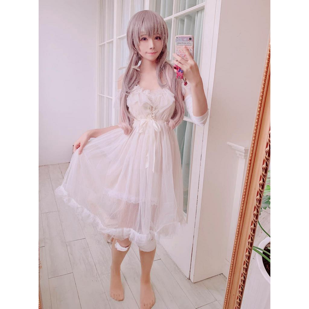 緊急出清 偶像大師閃耀色彩 偶像大師 閃耀色彩 幽谷霧子 繃帶偶像 睡衣 洋裝 cosplay角色扮演 cos服出售