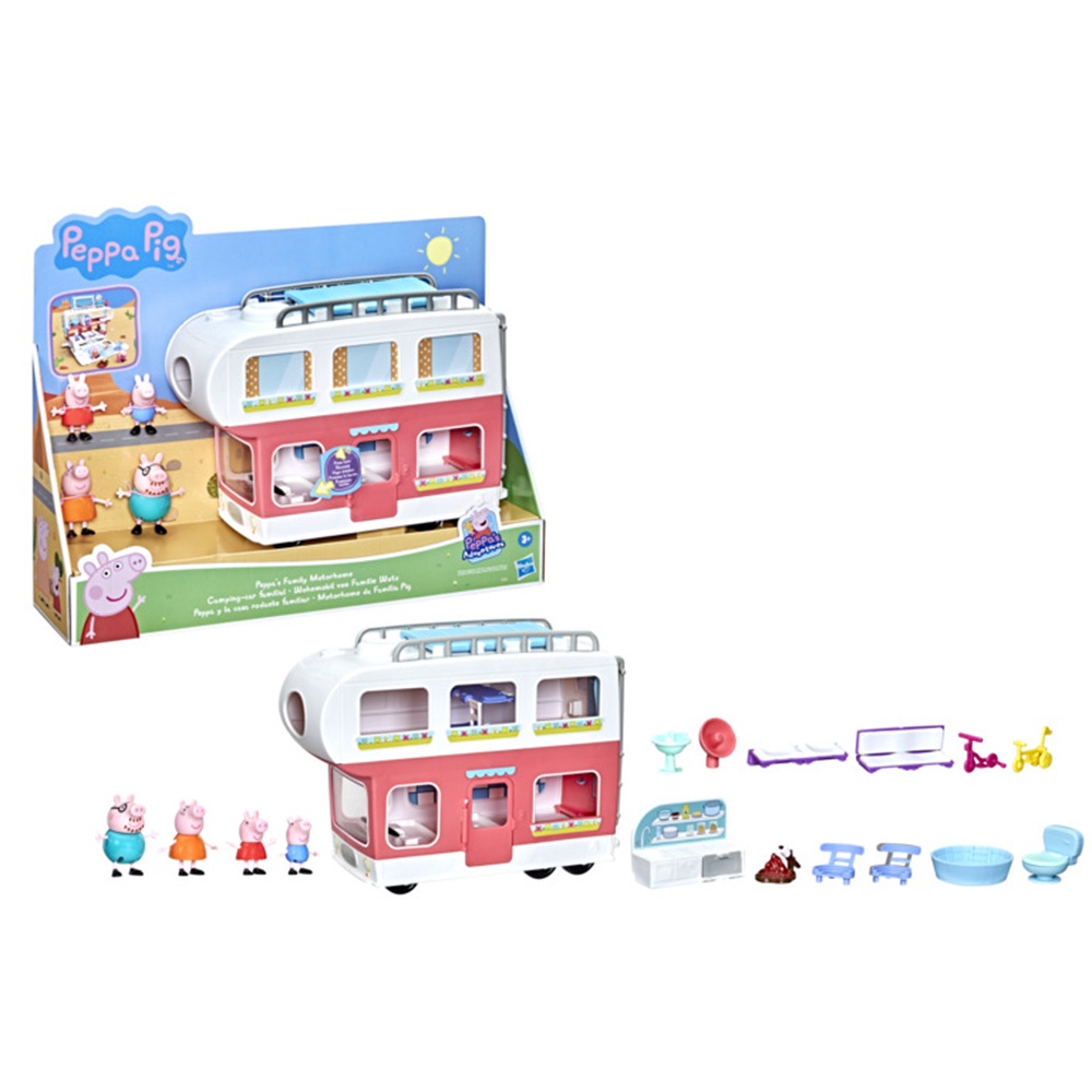 (孩之寶)粉紅豬小妹 豪華露營車遊戲組