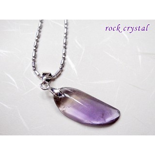 《Fuyuki冬晶》天然紫水晶墜鍊，清透質感款