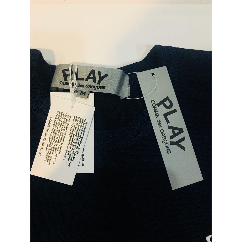 最新帶回comme Des Garcons 川久保玲日本青山店限定藍染cdg Play M號 蝦皮購物