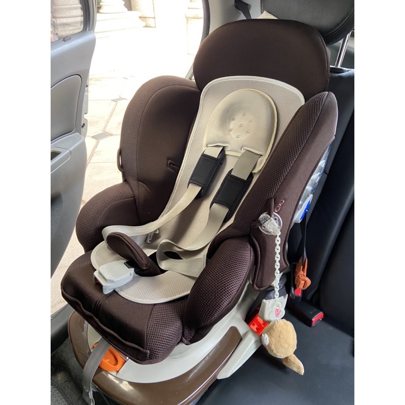 二手日本製嬰兒座椅汽車座椅汽車安全座椅安全座椅aprica 8成新新生兒可平躺08年購買台幣3萬多 蝦皮購物