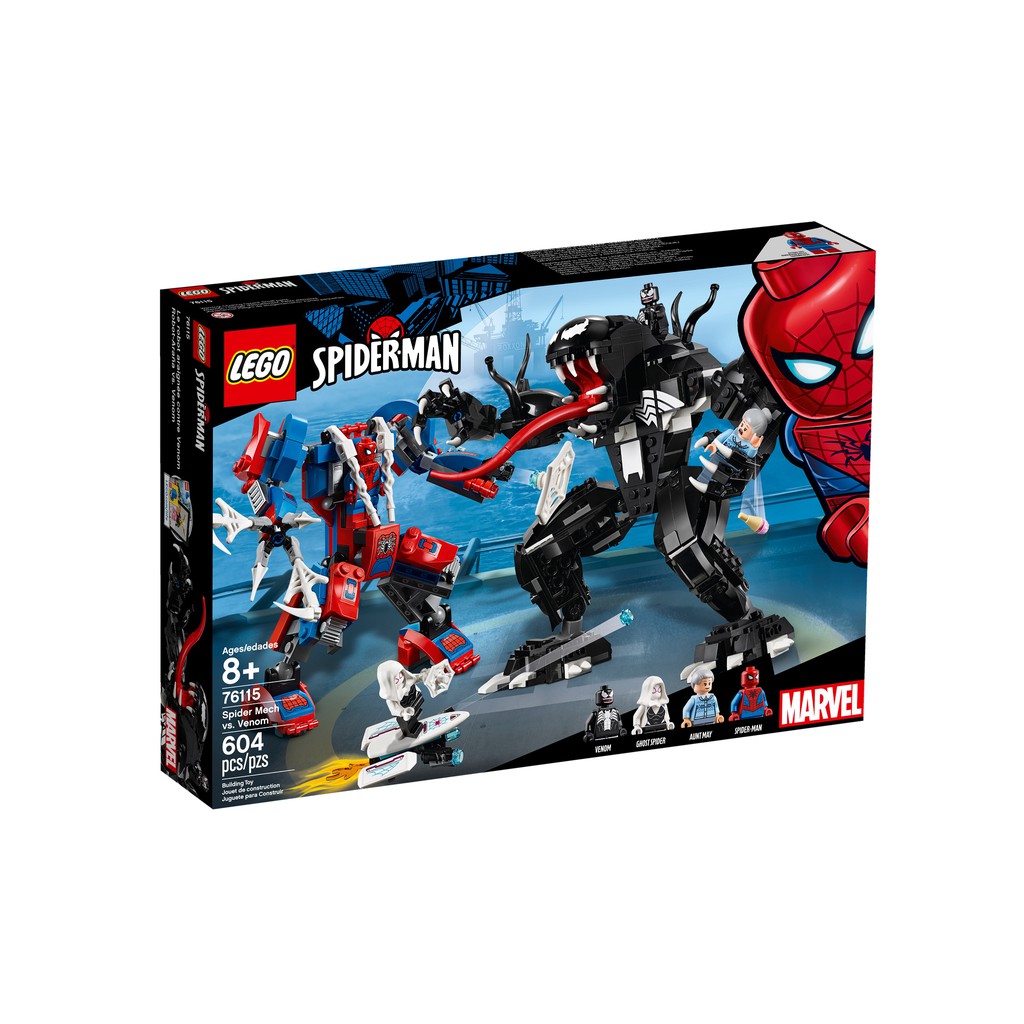 【積木樂園】樂高 LEGO 76115 超級英雄系列 蜘蛛機甲對決猛毒