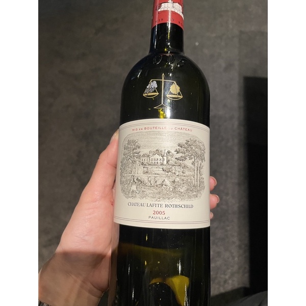 Lafite2005年空紅酒瓶