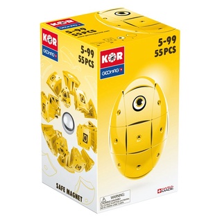 GEOMAG KOR 磁性變化球-EGG亮黃675(55pcs)