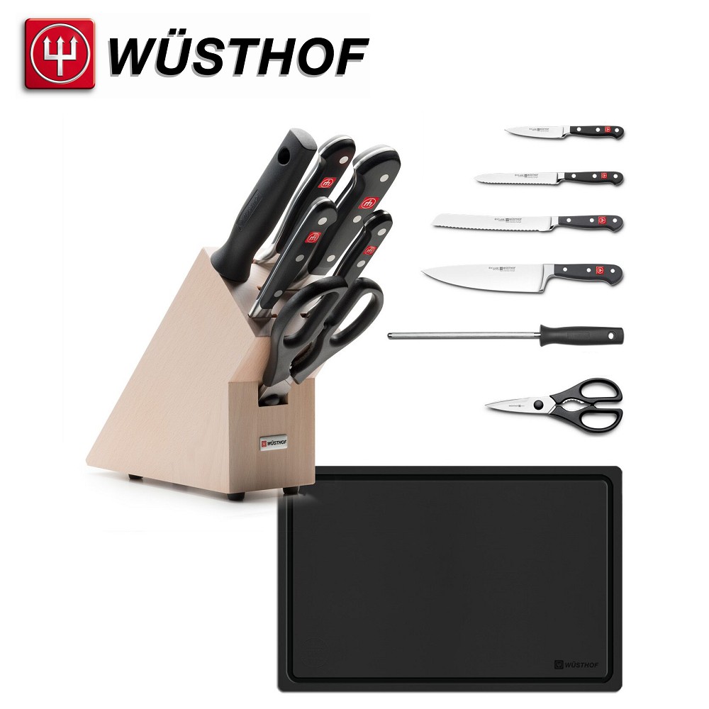 《WUSTHOF》德國三叉牌CLASSIC 8件刀具組