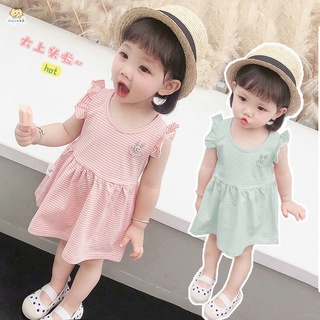 韓版公主裙 兒童裙子 兒童夏裝女童寶寶裙子2純棉3歲小女孩公主小童連衣裙夏款洋氣夏季