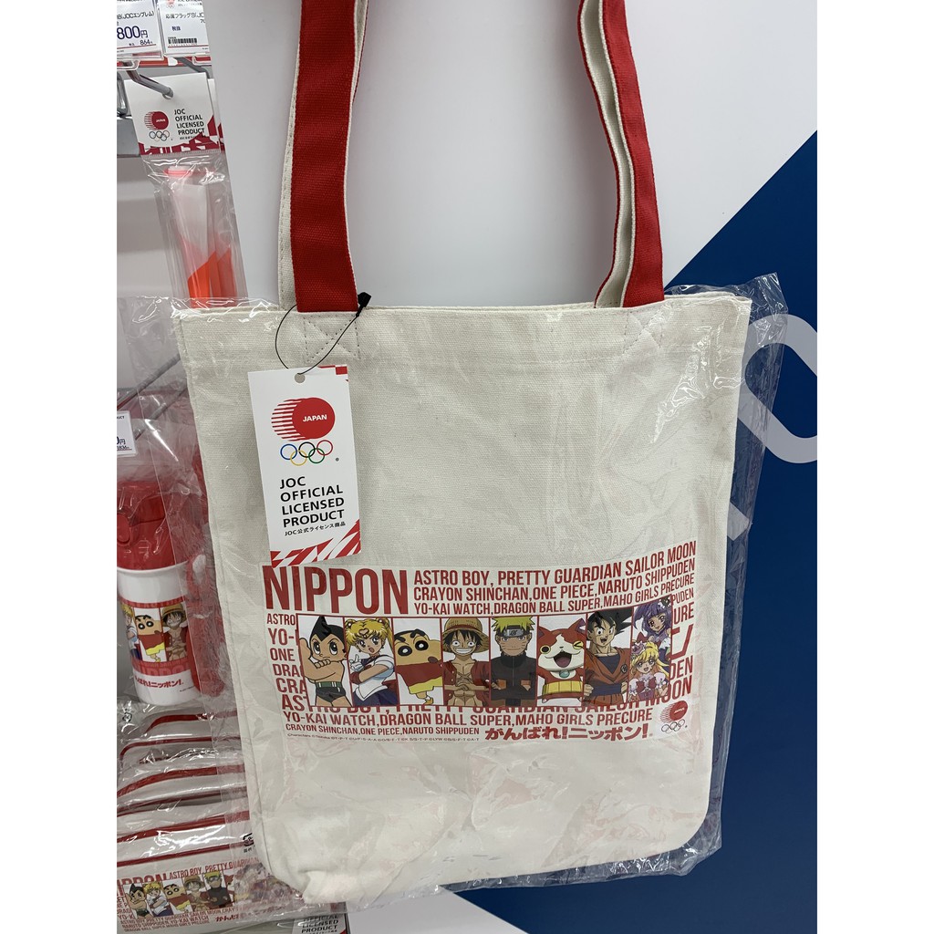 🇯🇵阿嚕咪🇯🇵  大阪連線  日本製2020東京奧運知名卡通人物應援環保購物袋