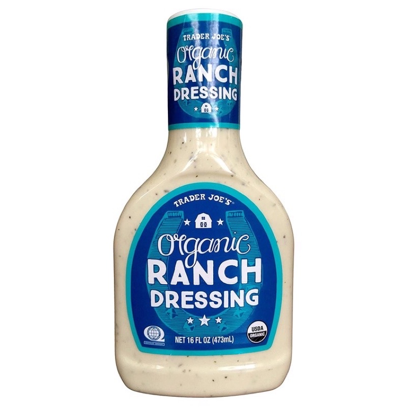 🌵Trader Joe's Ranch 美式有機🥗沙拉醬 473ml USDA 美式鄉村沙拉醬 沾醬