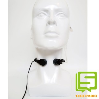 無線電對講機喉震式耳機麥克風 喉振式耳機麥克風 手指PTT 空氣導管 生存遊戲 MTS-98WAT UV5R AQ-50