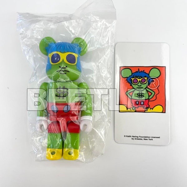 BEETLE BE@RBRICK S43 43代 ANDY MOUSE KEITH HARING 庫柏力克熊 100%