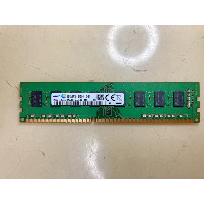 DDR3-1600 8G 三星 雙面顆粒 (samsung 8gb 2rx8 pc3l-12800u-11-13-b1