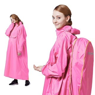 [安信騎士] BAOGANI 寶嘉尼 B09 旅行者背包型雨衣 粉色 一件式 雨衣 背包型雨衣 登山 背包客
