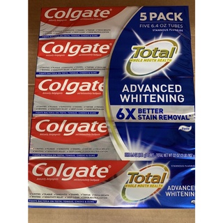 (好市多Costco代購)Colgate 高露潔 全效潔白牙膏(181g*5入)