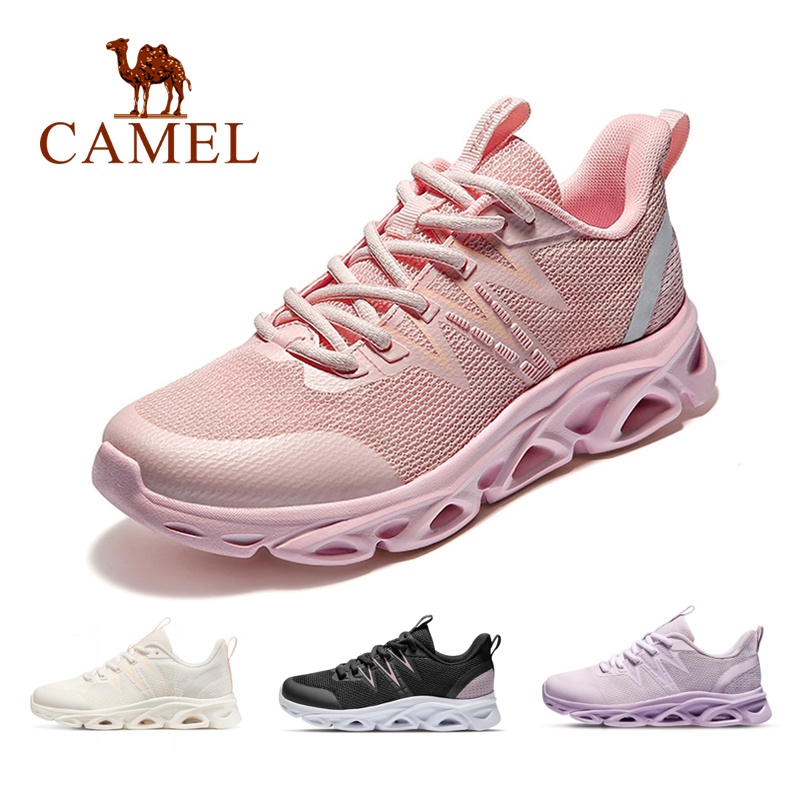 Camel 女士跑步透氣輕便運動鞋