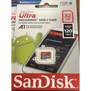 優惠SanDisk Ultra A1 (紅灰卡) 容量：32GB，現貨出清