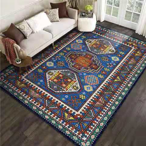 【地毯 土耳其 地毯】家用民族風土耳其床邊復古客廳地毯 沙發地墊