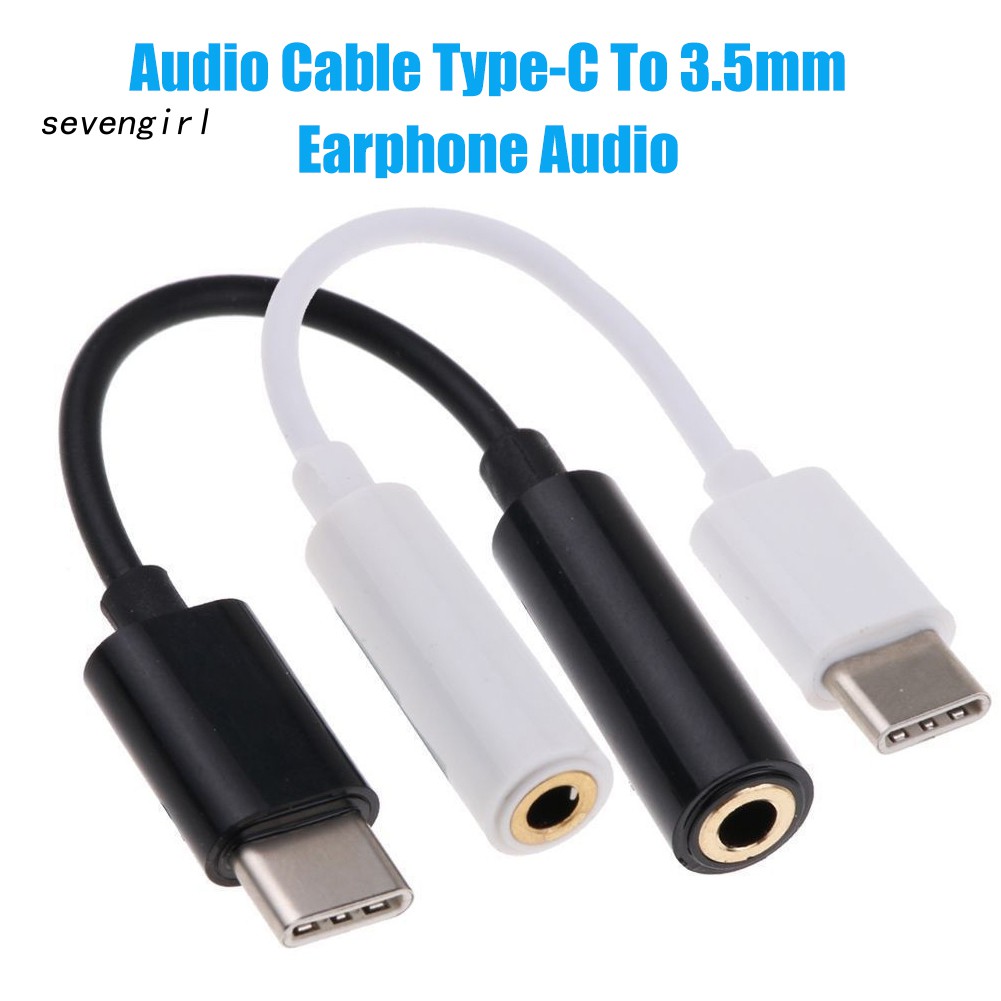 XIAOMI 【SG】Type-C 轉 3.5mm 耳機插孔充電器音頻適配器電纜線適用於小米 8SE 6X