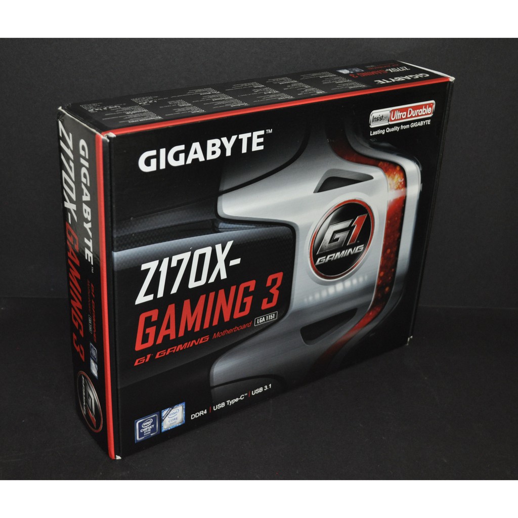 技嘉 GA-Z170X-Gaming 3 電競主機板(1151 Z170 DDR4 SATA3 USB3.1 M.2)