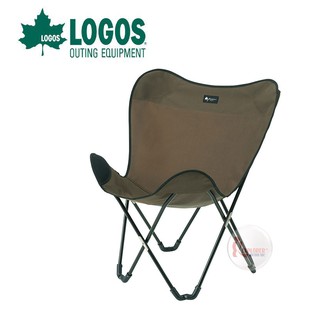 NO.73172013 日本品牌LOGOS 大椅背蝴蝶椅 休閒椅折合椅折疊椅摺疊椅