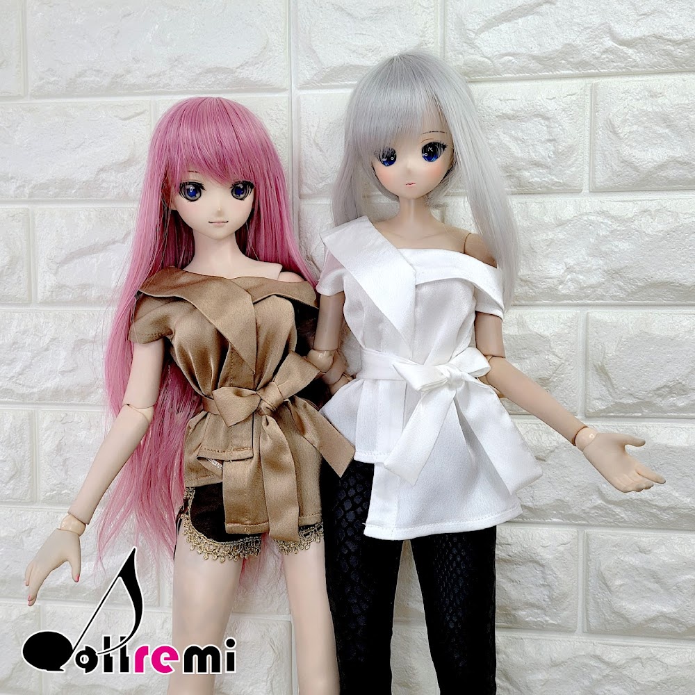 Dollremi◆1/3 斜肩綁帶寬鬆襯衫 DD Smart Doll◇現貨◆MonJouJou代理