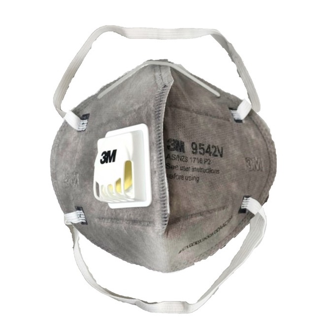 [士東工具] 3M 三立 活性碳防塵口罩 防顆粒物口罩 拋棄式口罩 有呼氣閥 9542V