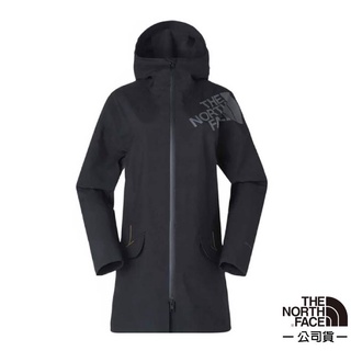 【美國 The North Face】女 防風防水透氣連帽外套 夾克 風雨衣 DryVent 全壓膠 3GJE 黑 N