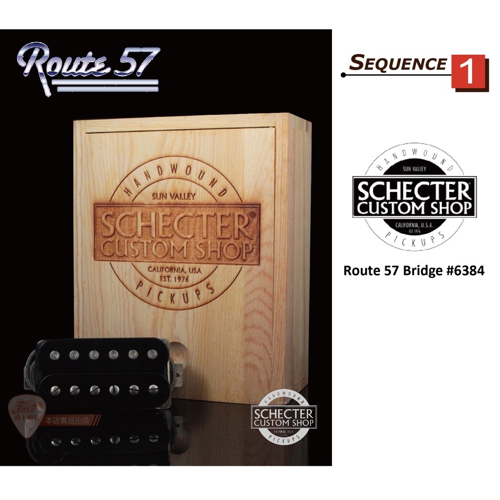 【爵士樂器】Schecter USA CUSTOM SHOP Route 57 Bridge 電吉他 琴橋 拾音器