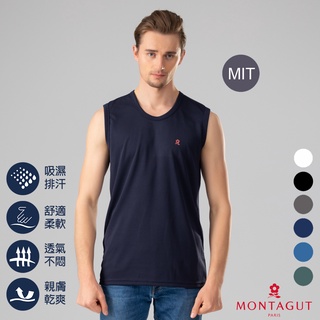 【MONTAGUT夢特嬌】MIT台灣製蜂巢循環排汗無袖衫-MT-C3006