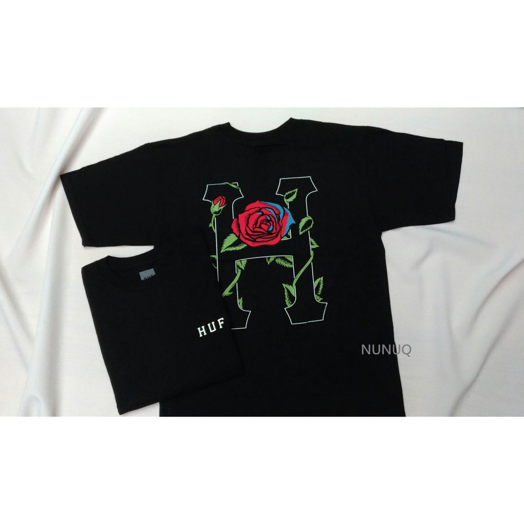 HUF Roses Classic H Tee 玫瑰 T-Shirt 短T 短袖 美牌 小logo