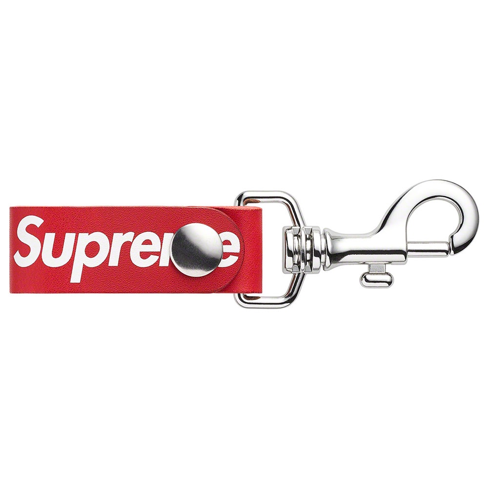 SUPREME SS21 Leather Key Loop 皮革義大利製 鑰匙扣 / 鑰匙圈  (RED 紅色)