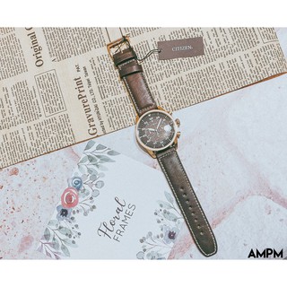 全新 現貨 CITIZEN CA4213-00E 星辰錶 手錶 45mm 光動能 飛行錶 皮帶 玫瑰金 男錶女錶