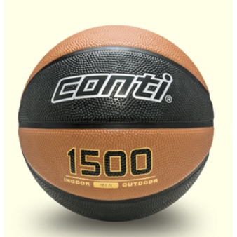 START SPORT▹conti公司貨 B1500-7-BKBR高觸感雙色橡膠籃球(7號球) 黑/棕