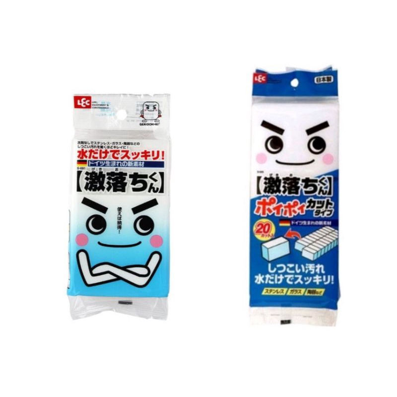 日本 LEC 激落君 科技 清潔海綿20入 / 單入未切割