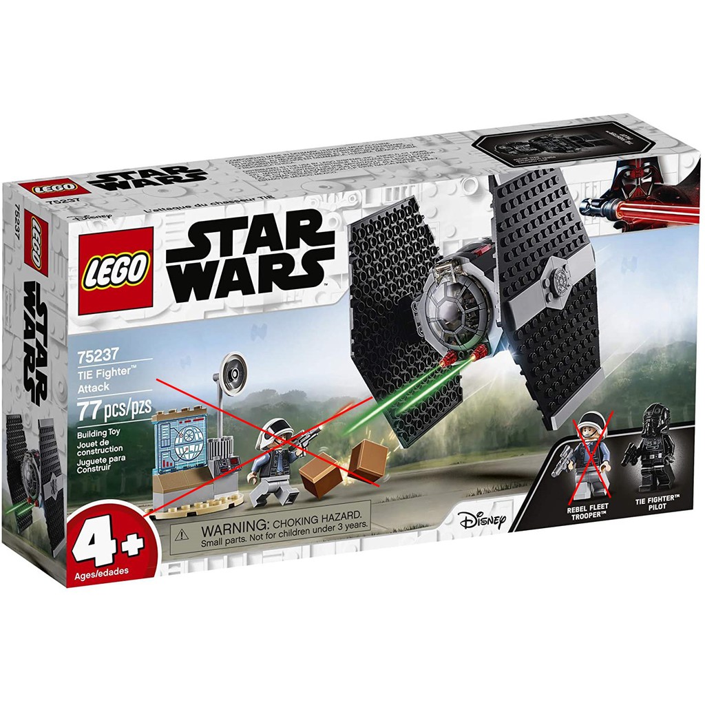 拆賣樂高 Lego 75237 星際大戰 鈦戰機的襲擊